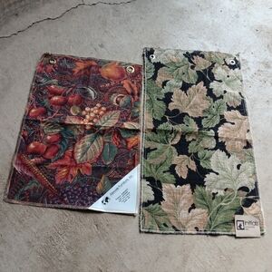 Set of 2 Interior Samples Harvest Autumn & Davenport Basil